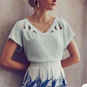 Maeve by Anthropologie Elegant mint Women's Top